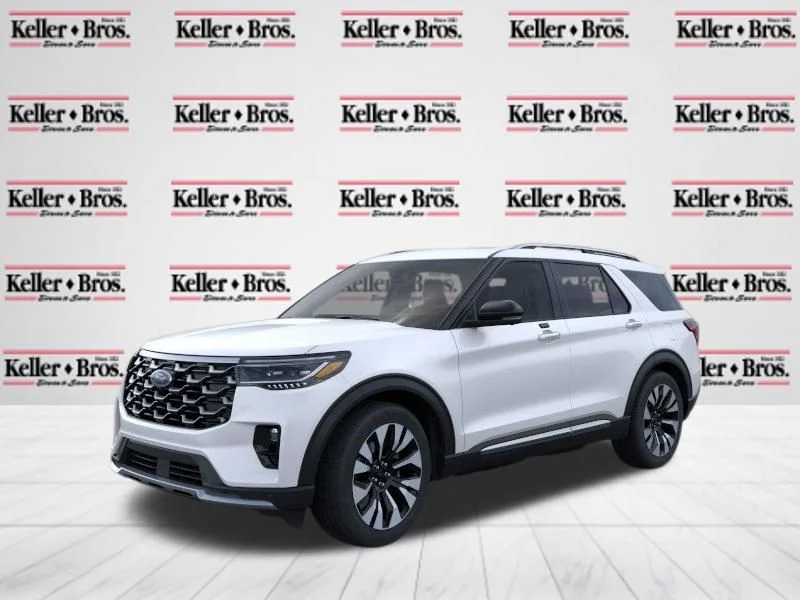 New 2026 Star White Metallic Tri-Coat Ford Platinum image 2