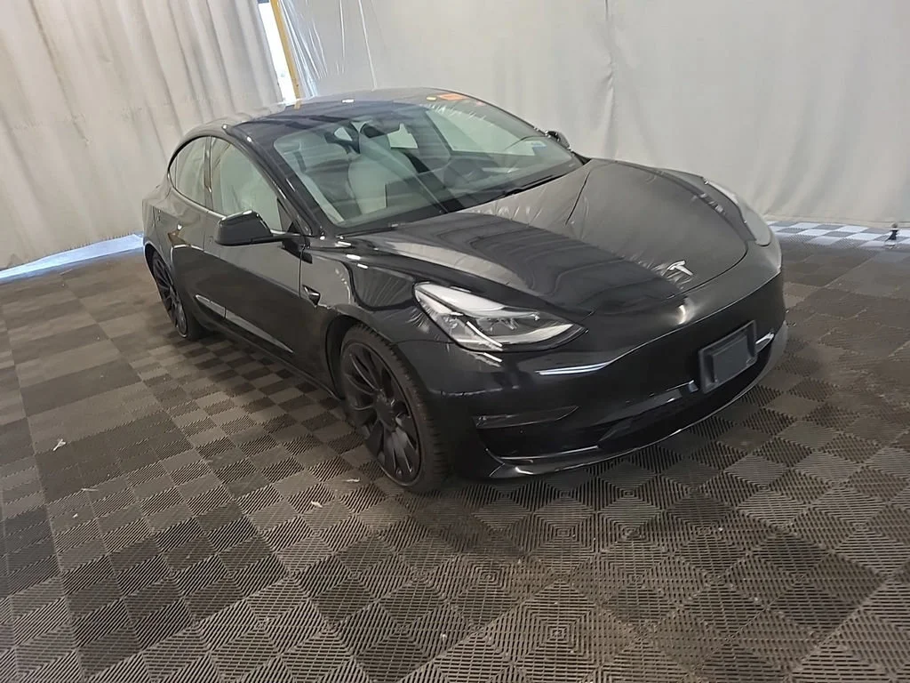 Used 2021 Black Tesla Performance image 3