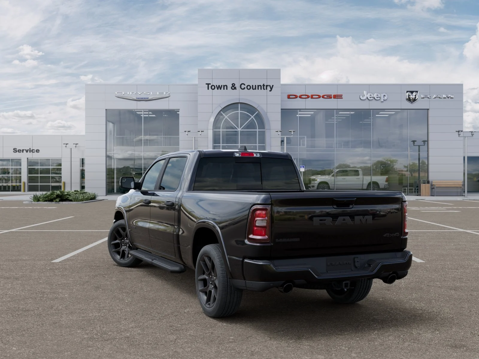 New 2026 Diamond Black Crystal Pearl-Coat Exterior Paint RAM Laramie image 29