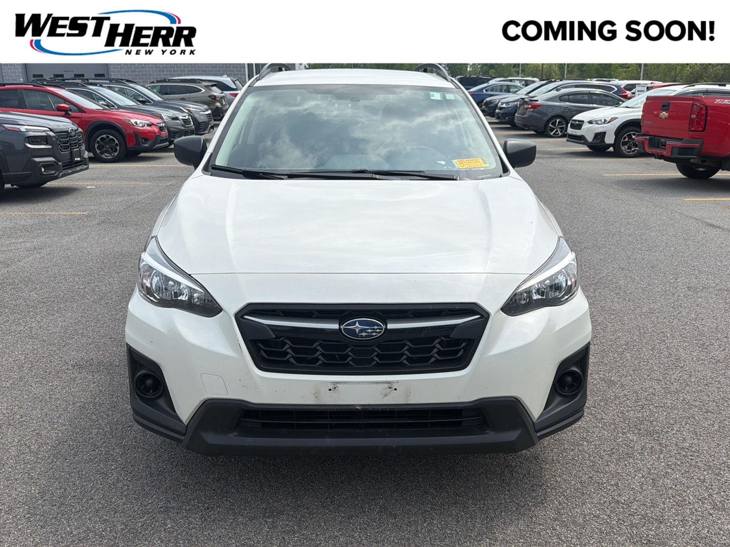 Used 2020 Crystal White Pearl Subaru Base image 1