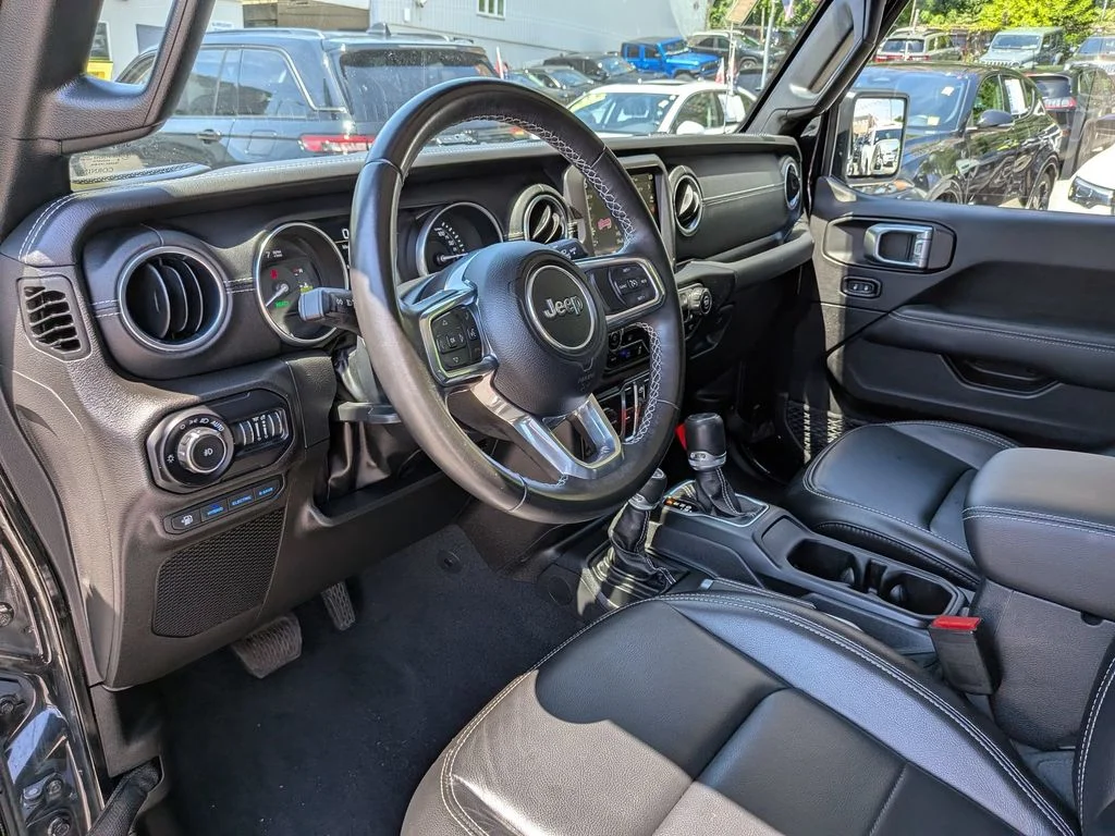 Used 2022 Black Jeep Unlimited Sahara 4xe image 13