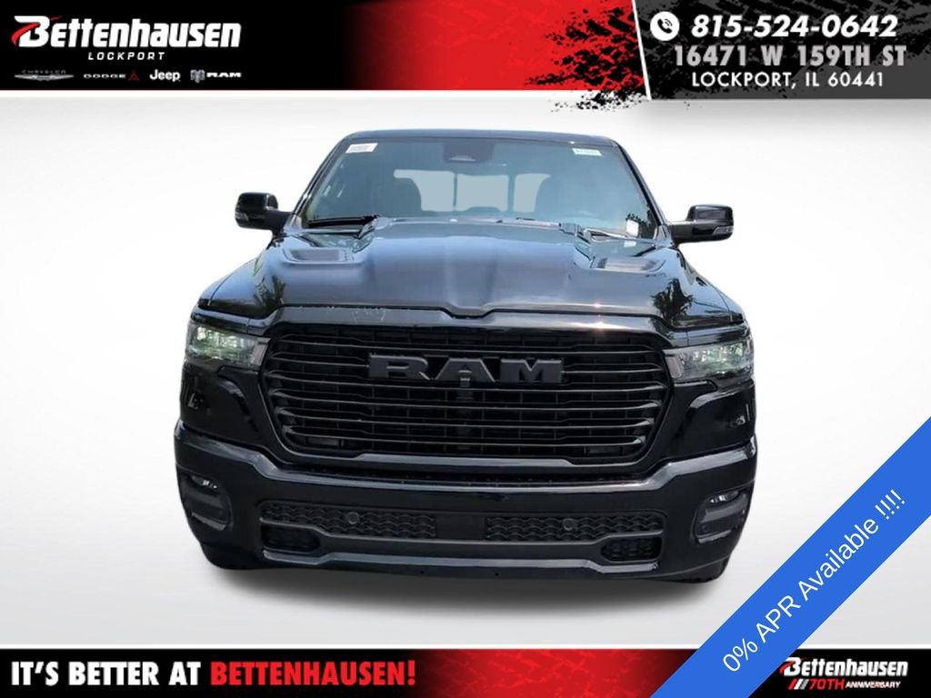 New 2026 Diamond Black Crystal Pearl-Coat Exterior Paint RAM Laramie image 14