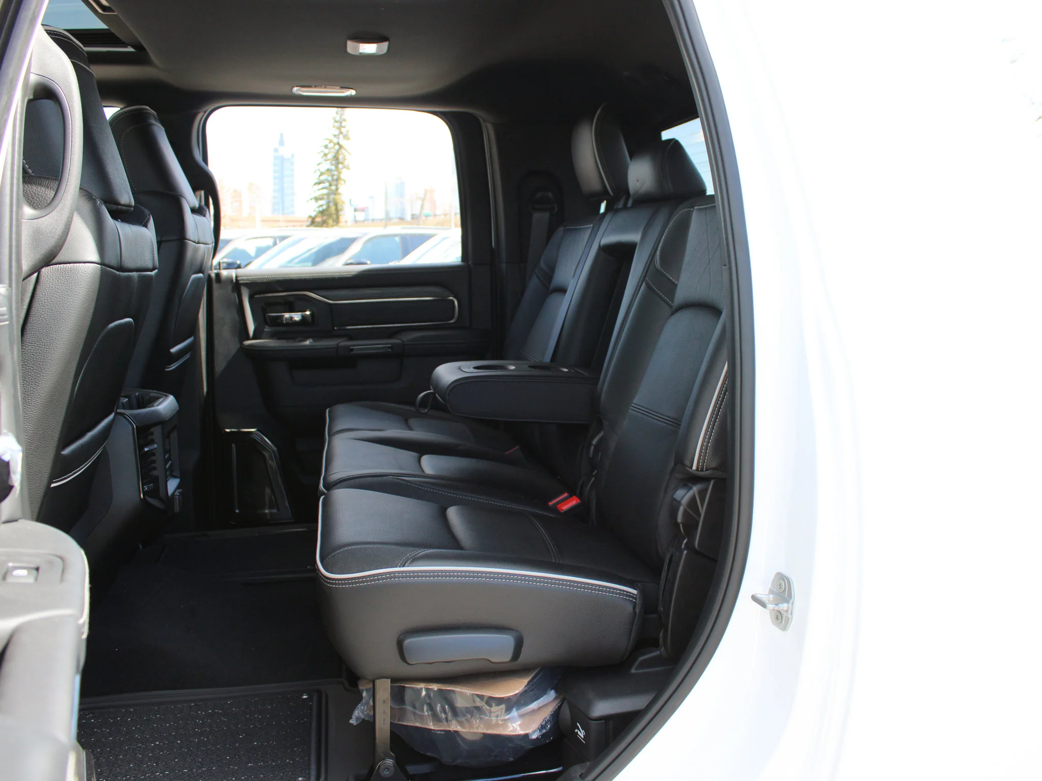 New 2026 White RAM Limited* Mega Cab, 2 Inch Lift, 35 Inch Tires, Fuel Wheels image 19