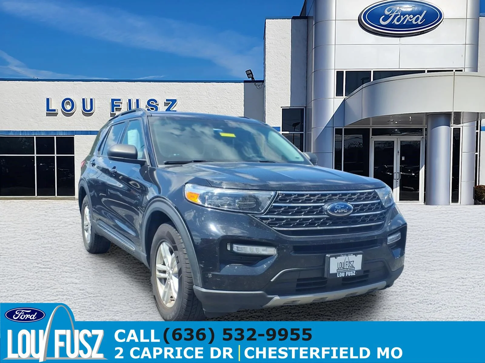 Used 2021 Black Metallic Ford XLT image 1