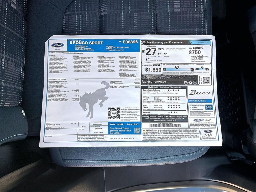 New 2026 Azure Gray Metallic Ford Heritage image 17