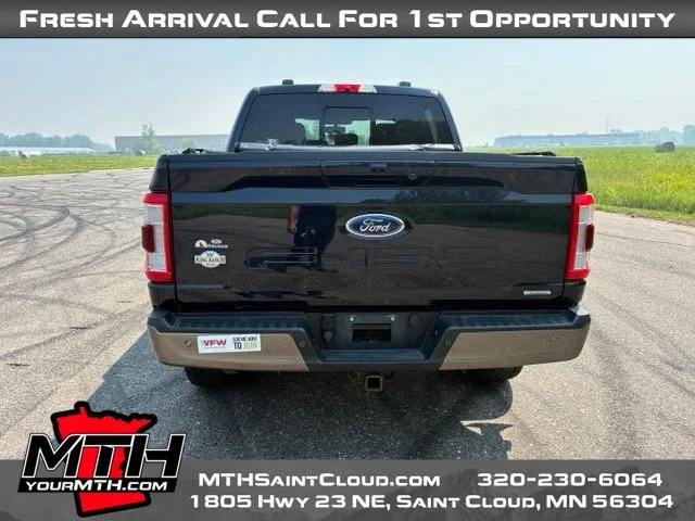 Used 2021 Blue Ford King Ranch image 7