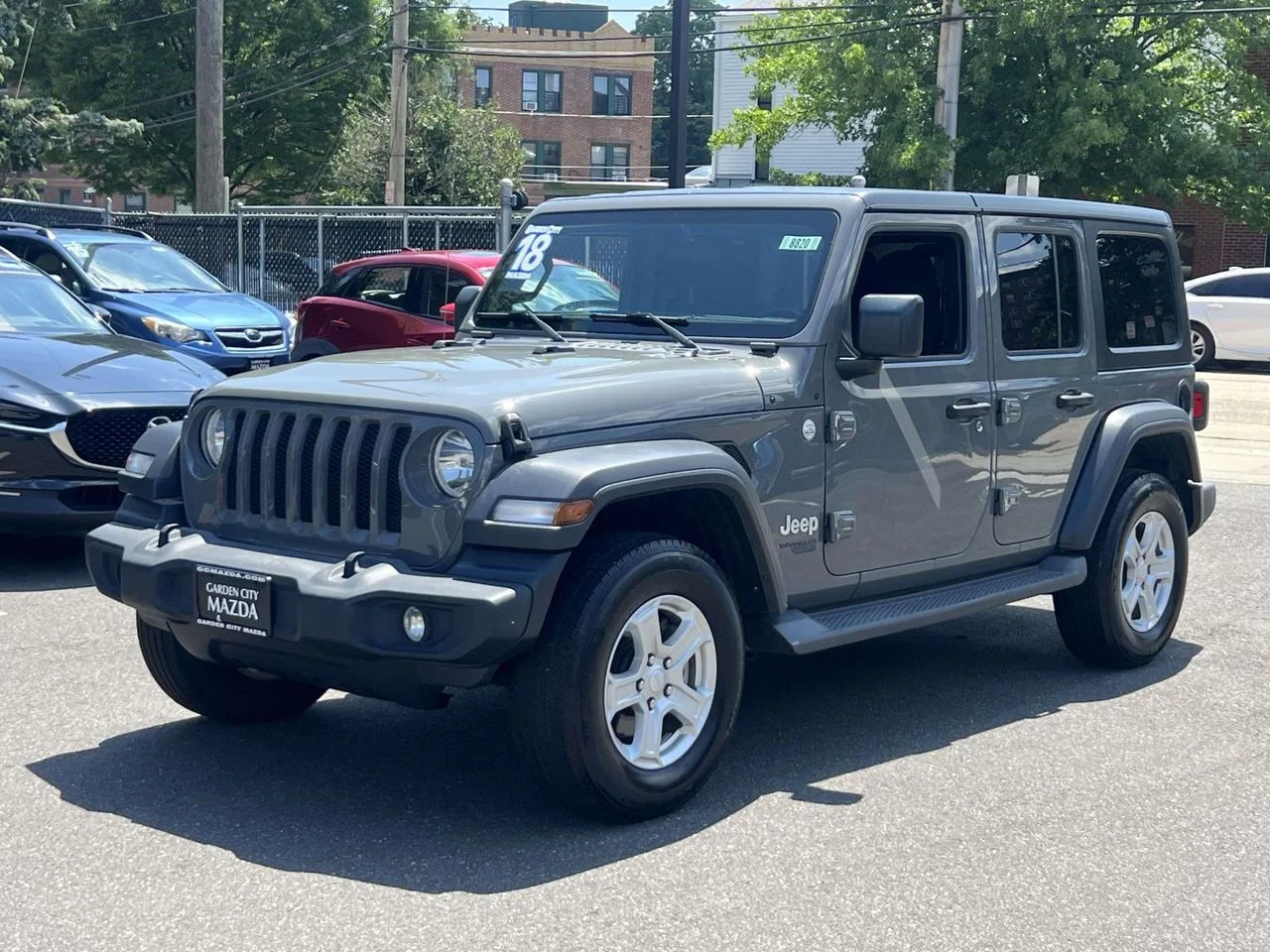 Used 2018 Sting-Gray Clearcoat Jeep Sport S 4x4 image 3