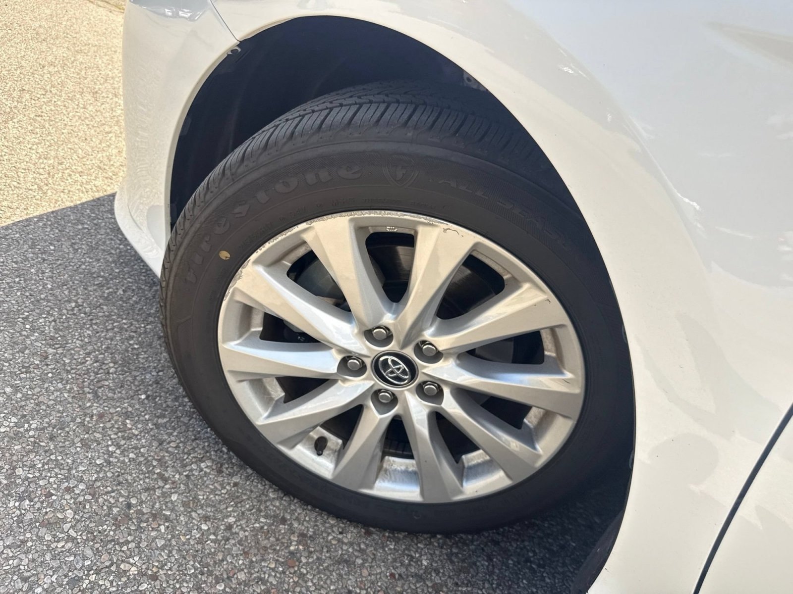 Used 2020 Super White Toyota LE image 32