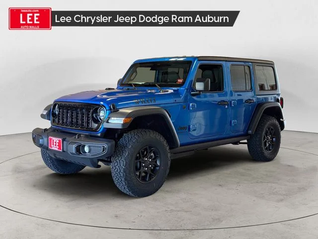 New 2027 Blue Jeep Willys image 1