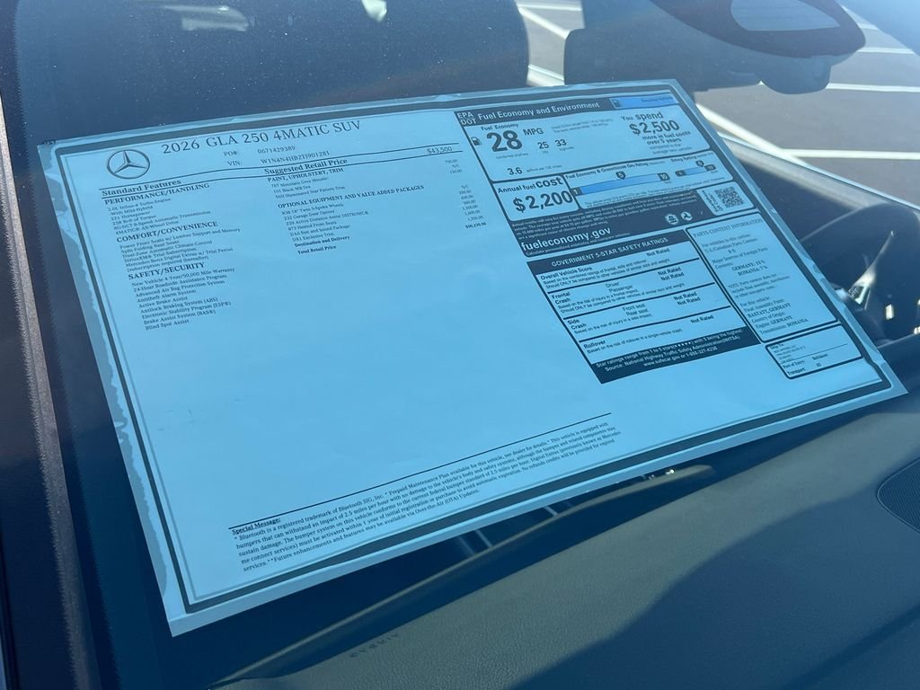 New 2026 Mountain Grey Metallic Mercedes-Benz GLA 250 image 39