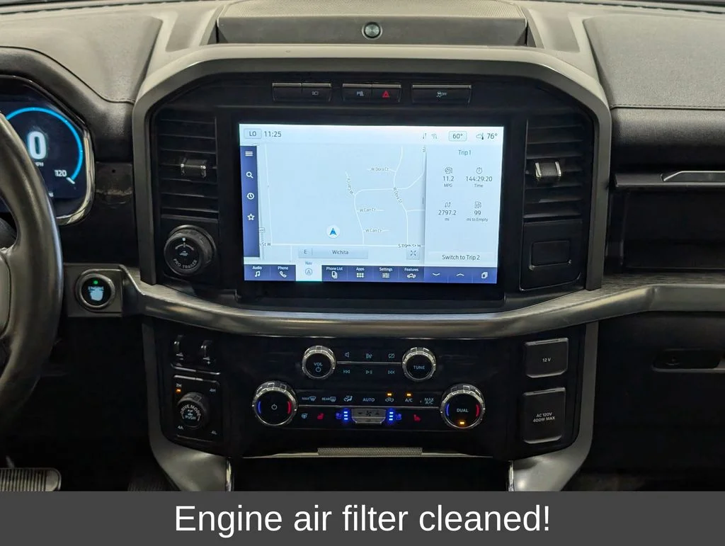 Used 2022 Antimatter Blue Metallic Ford Lariat image 5