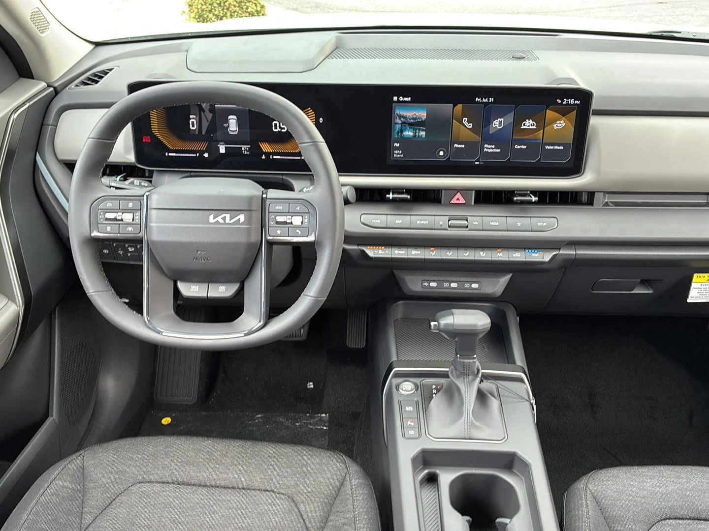 New 2027 Ivory Silver Kia LX image 10