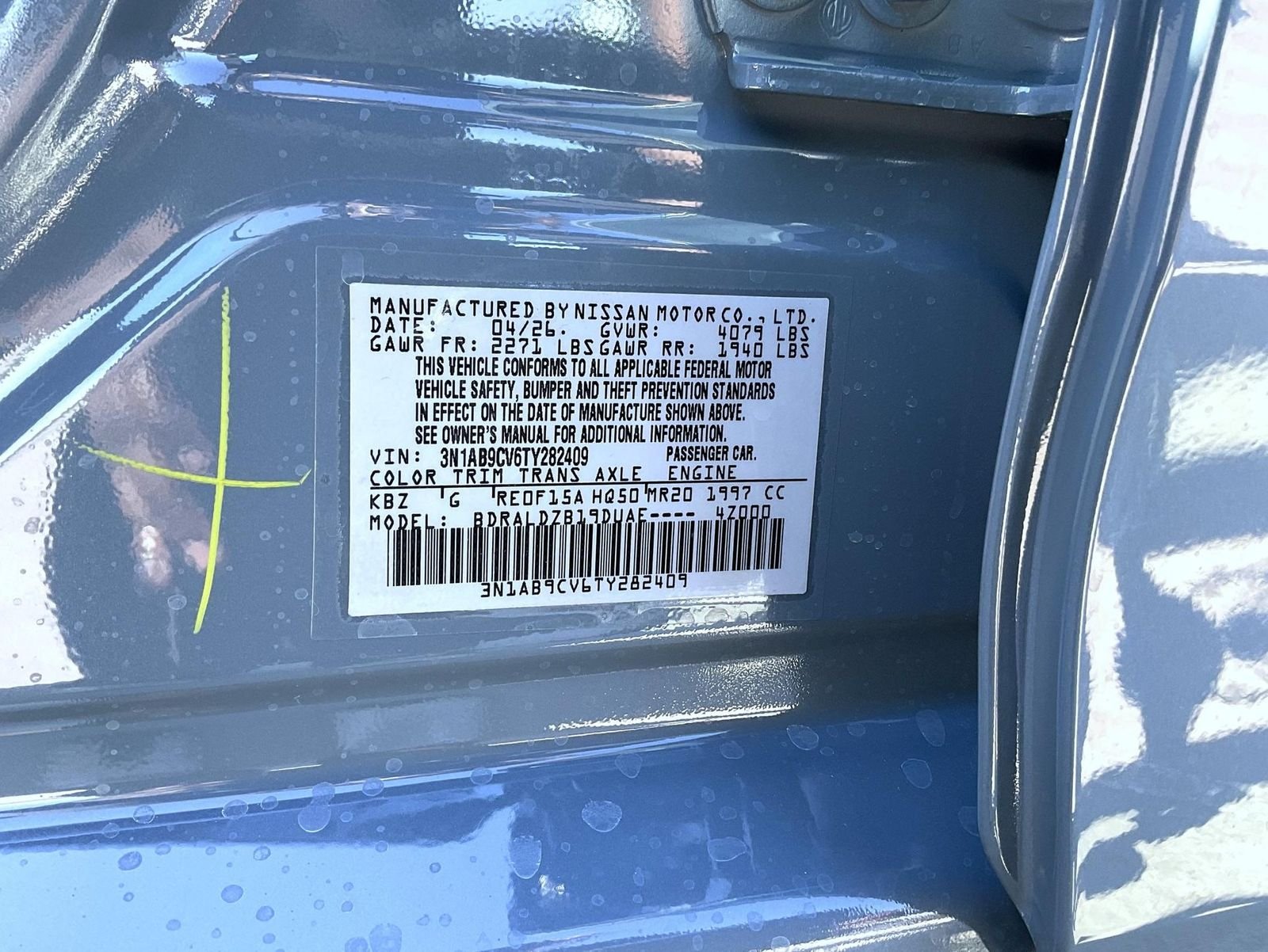 New 2026 Atlantic Gray Metallic Nissan SV image 25