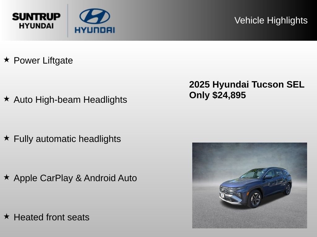 Used 2025 Atlantis Blue Hyundai SEL image 16