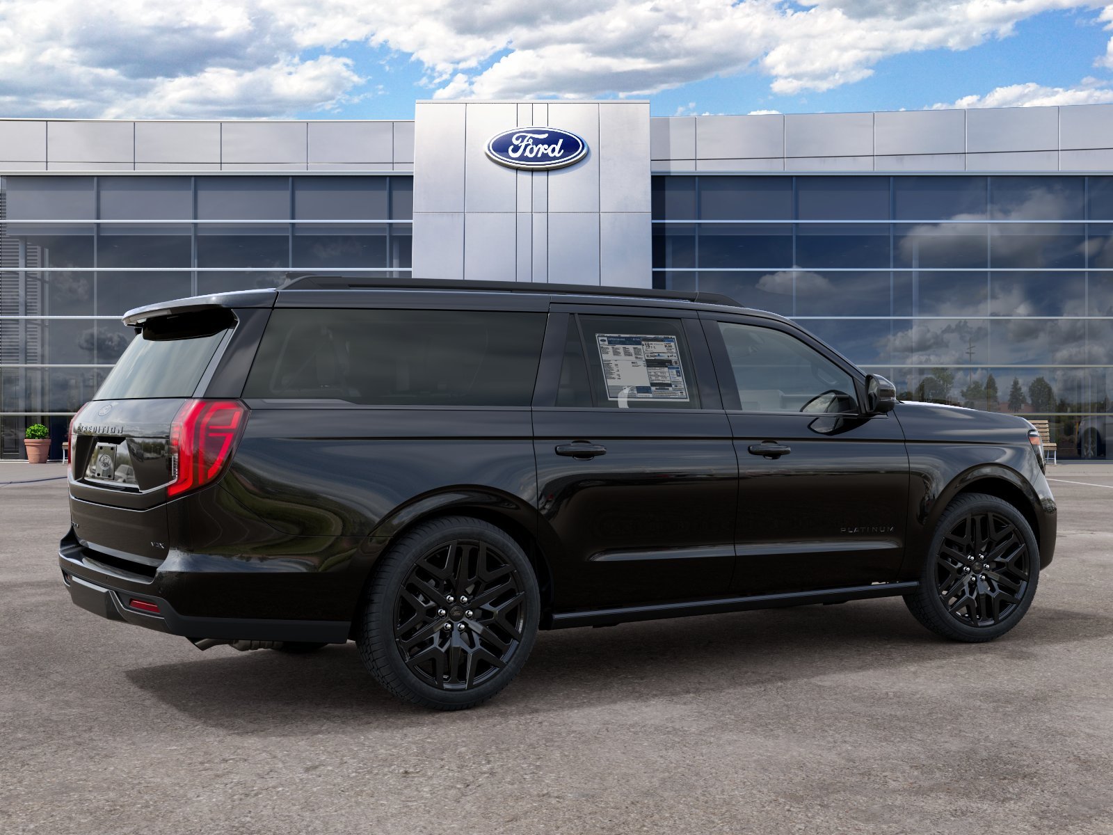 New 2027 Agate Black Metallic Ford Platinum image 7