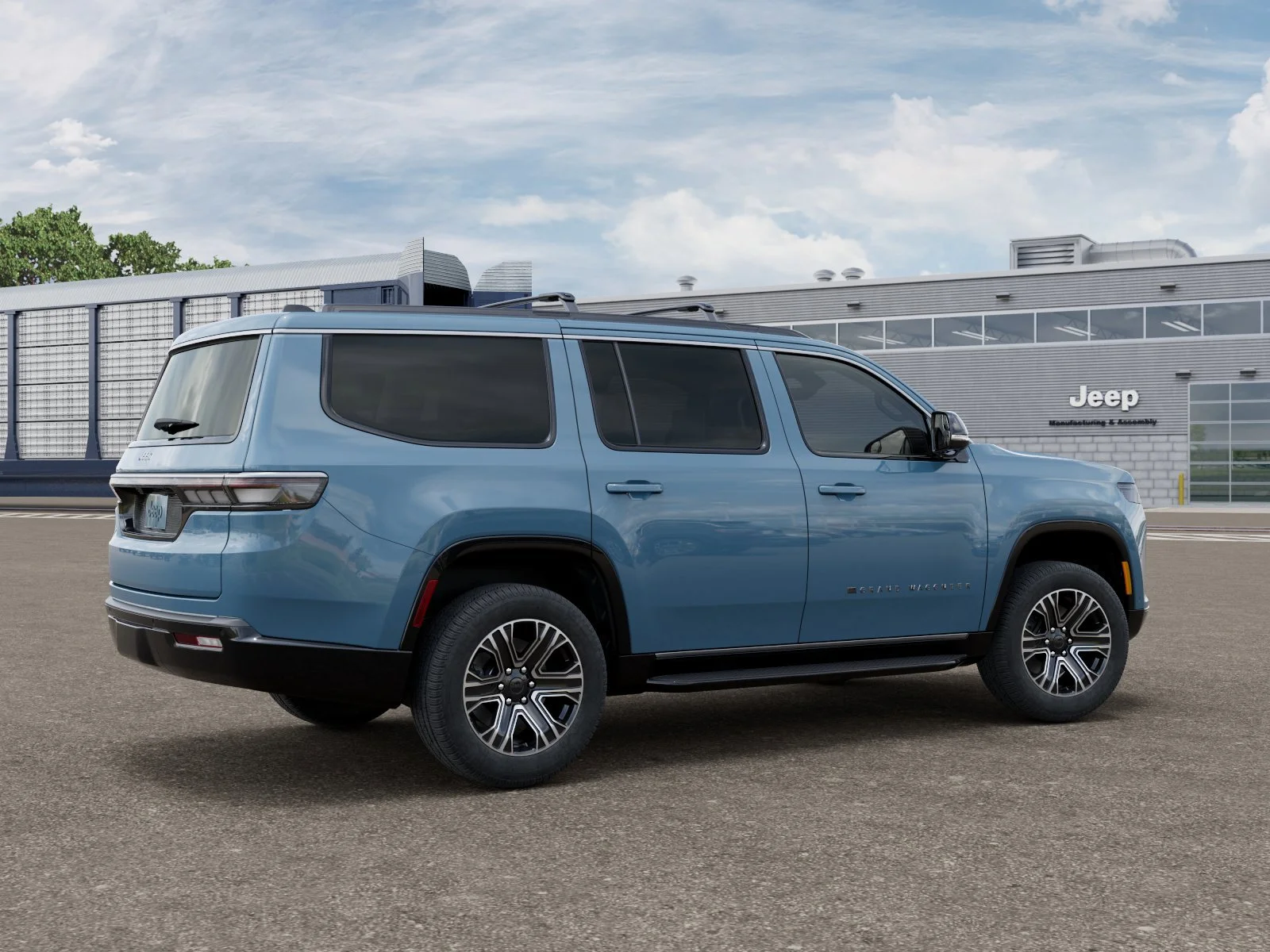New 2026 Steel Blue Exterior Paint Jeep BASE image 4