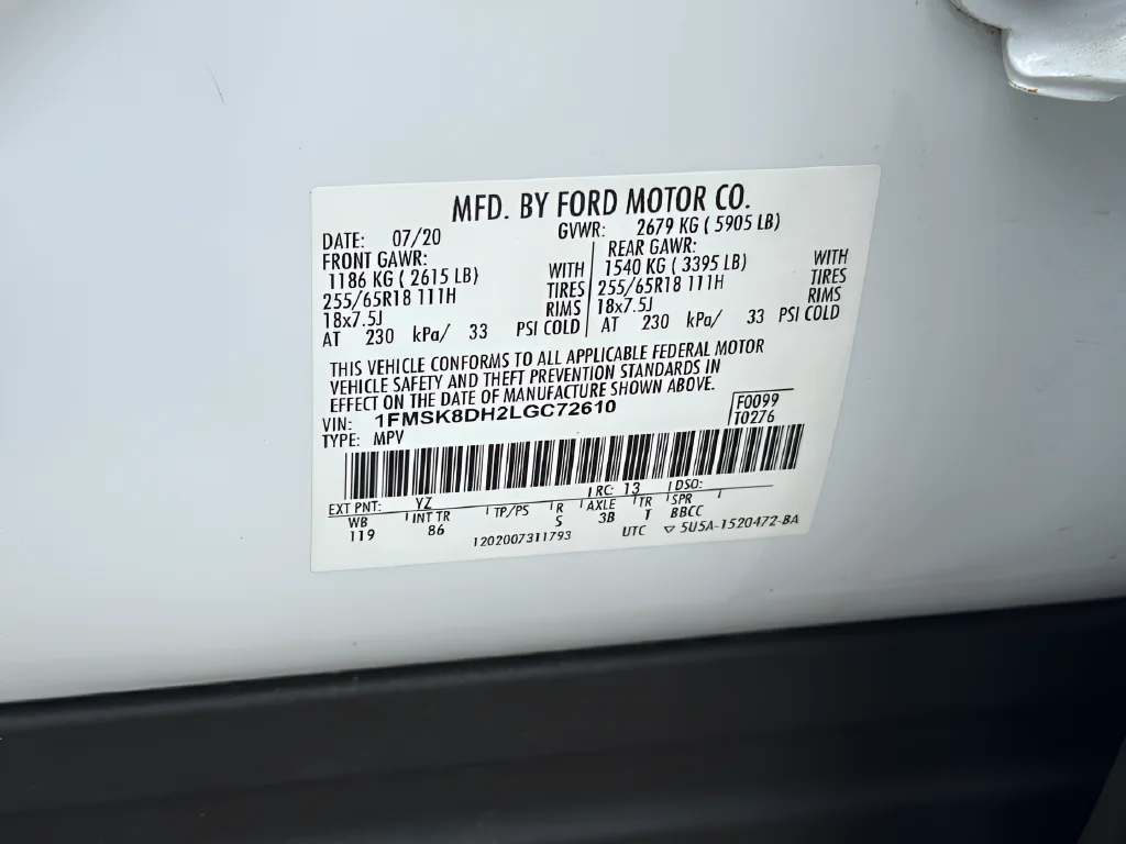 Certified Used 2020 White Ford XLT image 18