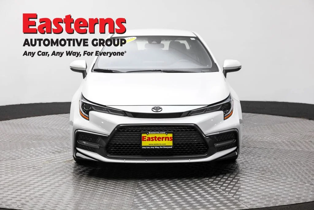 Used 2022 White Toyota SE image 2