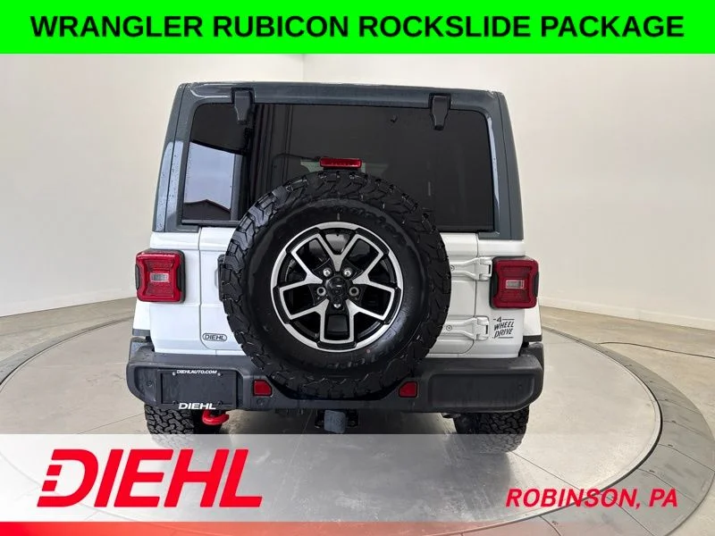 New 2026 Bright White Clearcoat Jeep Rubicon image 6