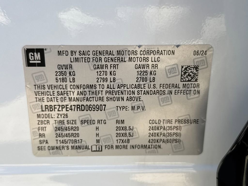 Certified Used 2024 Summit White Buick Sport Touring image 42