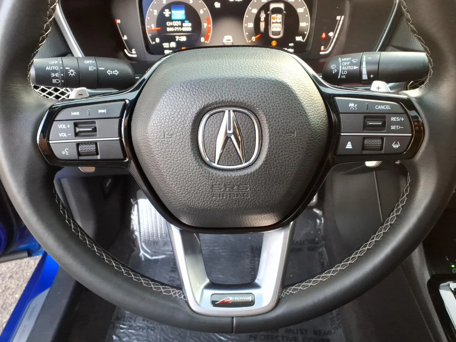 Used 2024 Apex Blue Pearl Acura A-SPEC TECH image 12
