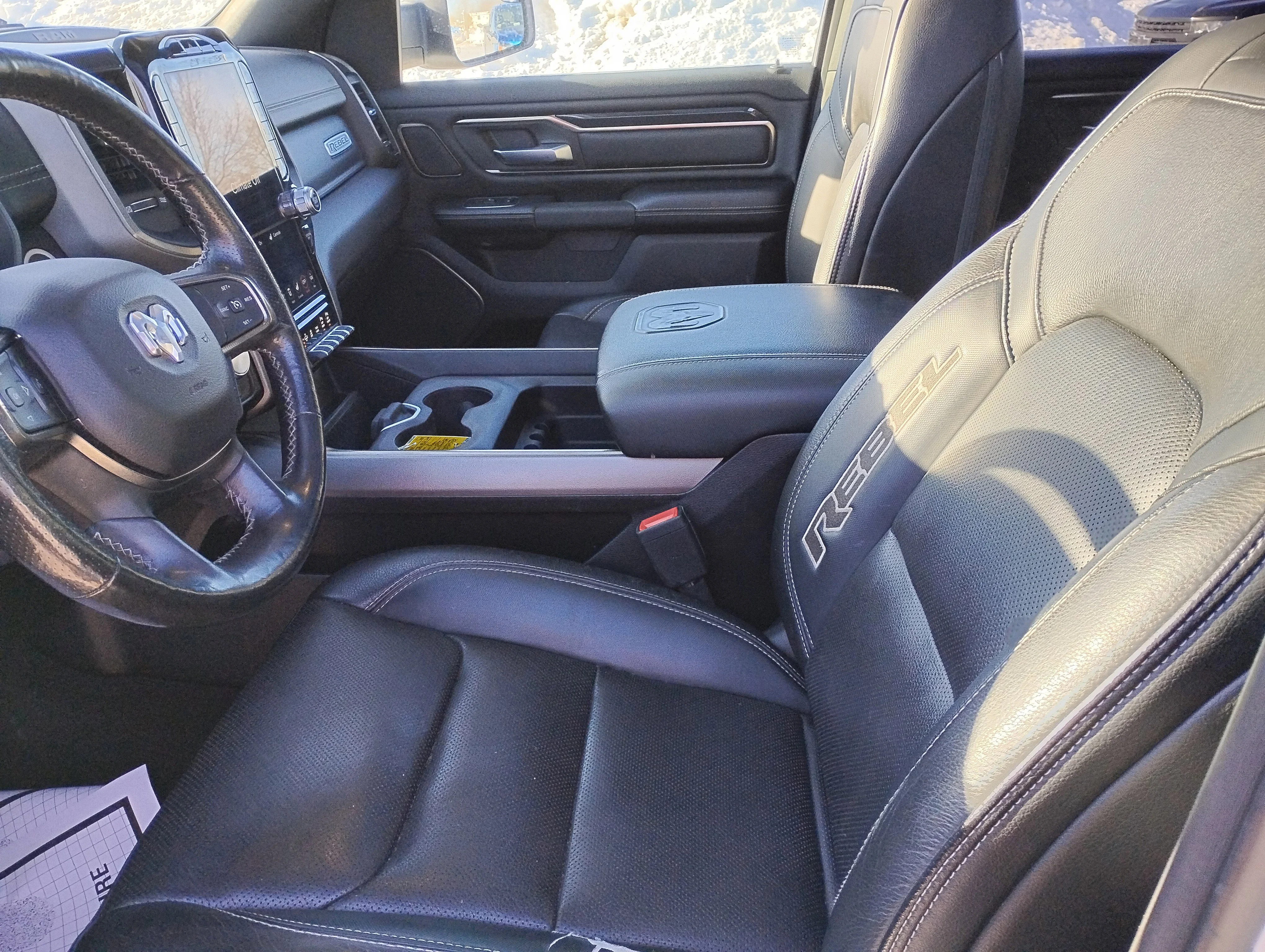 Used 2021 Bright White Clearcoat Ram Rebel image 11