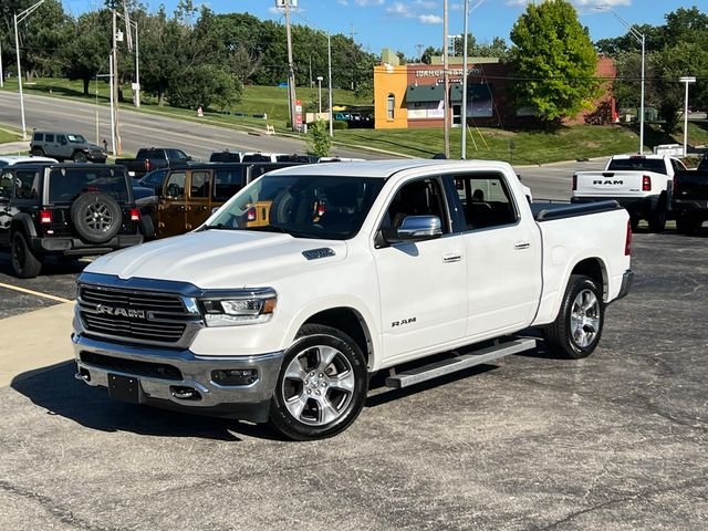 Used 2020 RAM Ram 1500 Pickup Laramie with VIN 1C6SRFJT8LN188517 for sale in Kansas City