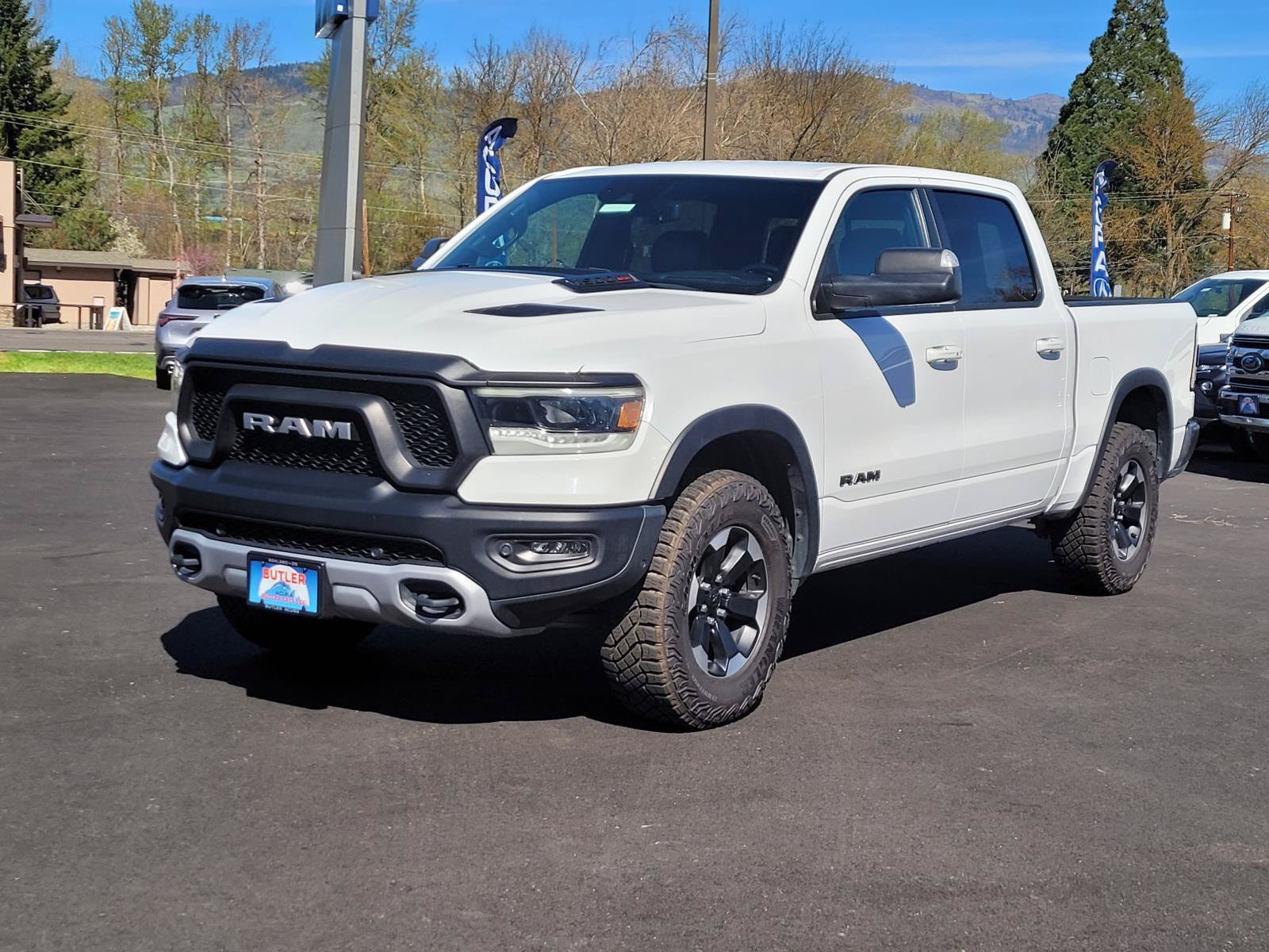 Used 2021 Bright White Clearcoat Ram Rebel image 1