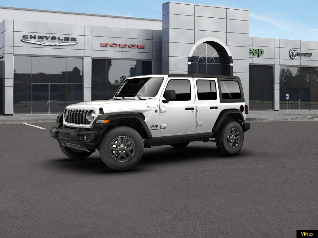 New 2026 Bright White Clear-Coat Exterior Paint Jeep Sport image 1