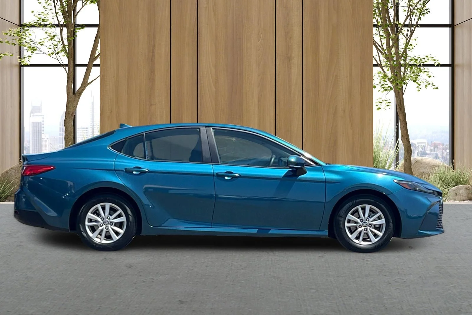 Used 2025 Blue Toyota LE image 3