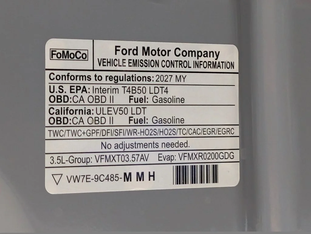 New 2027 Glacier Gray Metallic Tri-Coat Ford Platinum image 30