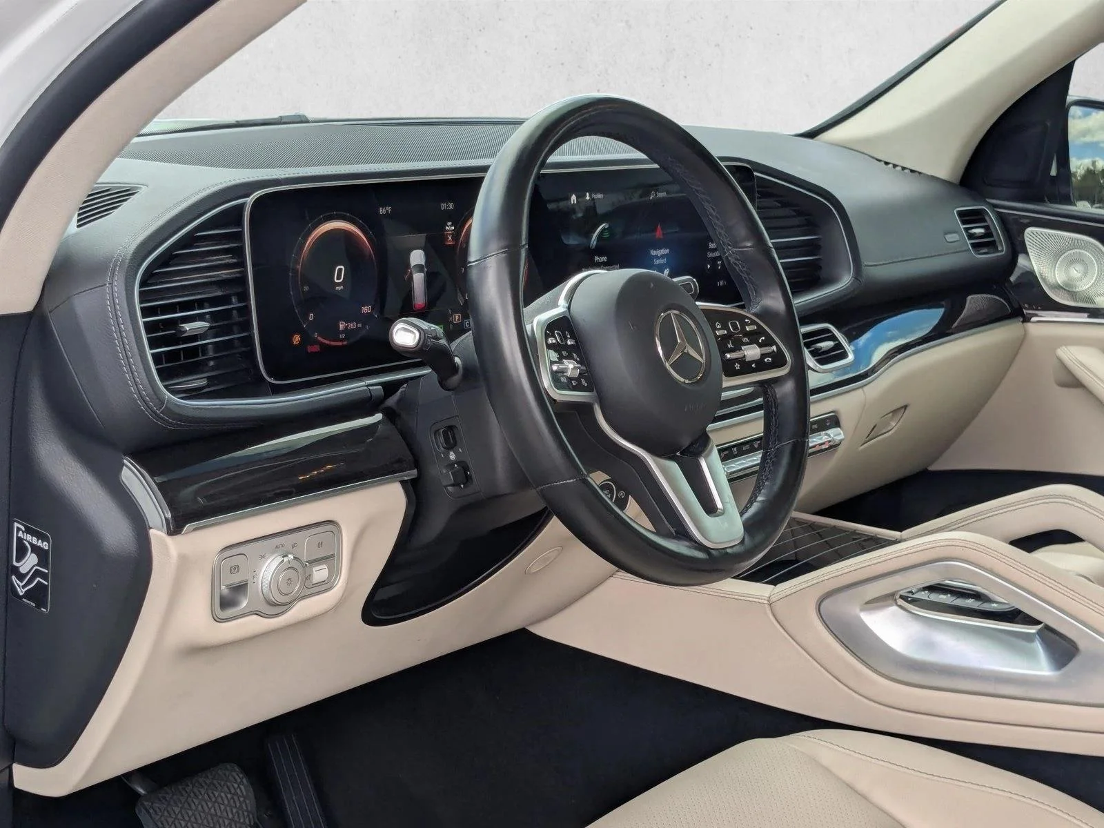 Used 2023 Polar White Mercedes-Benz GLS 450 image 10
