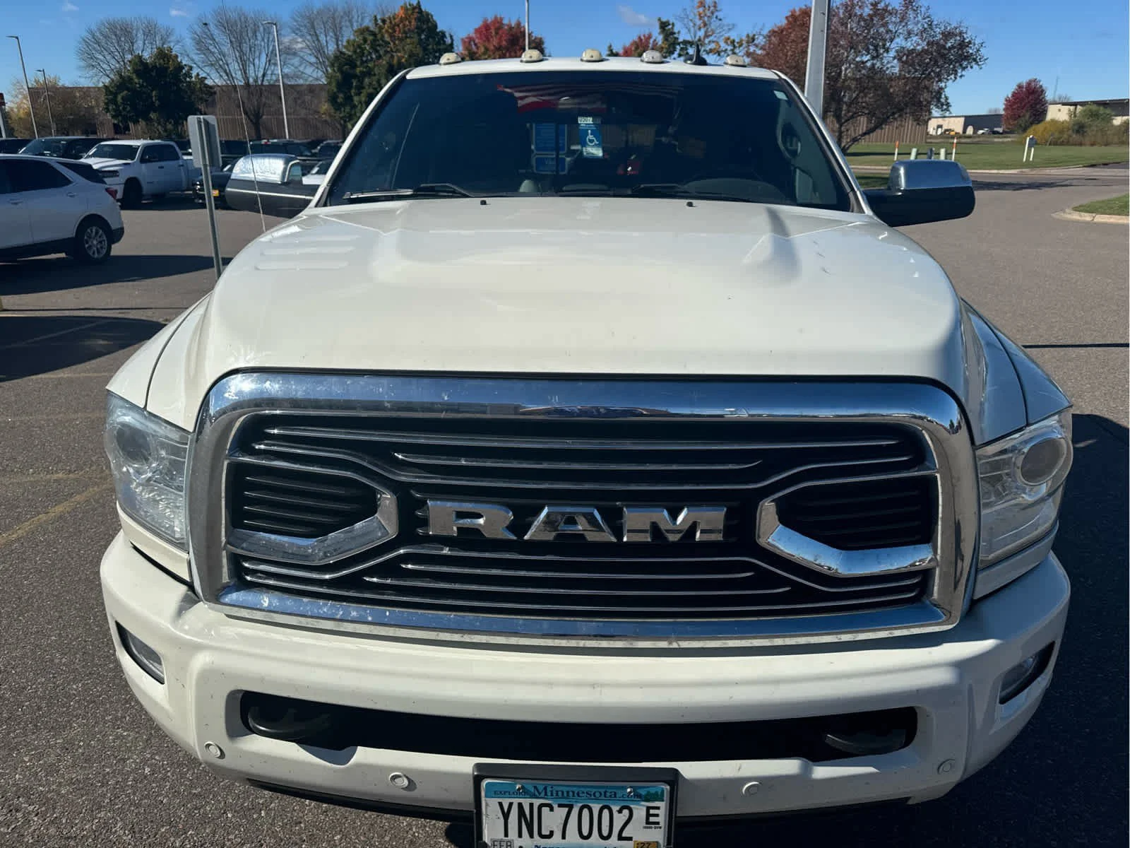 Used 2018 Pearl White Ram Limited image 3
