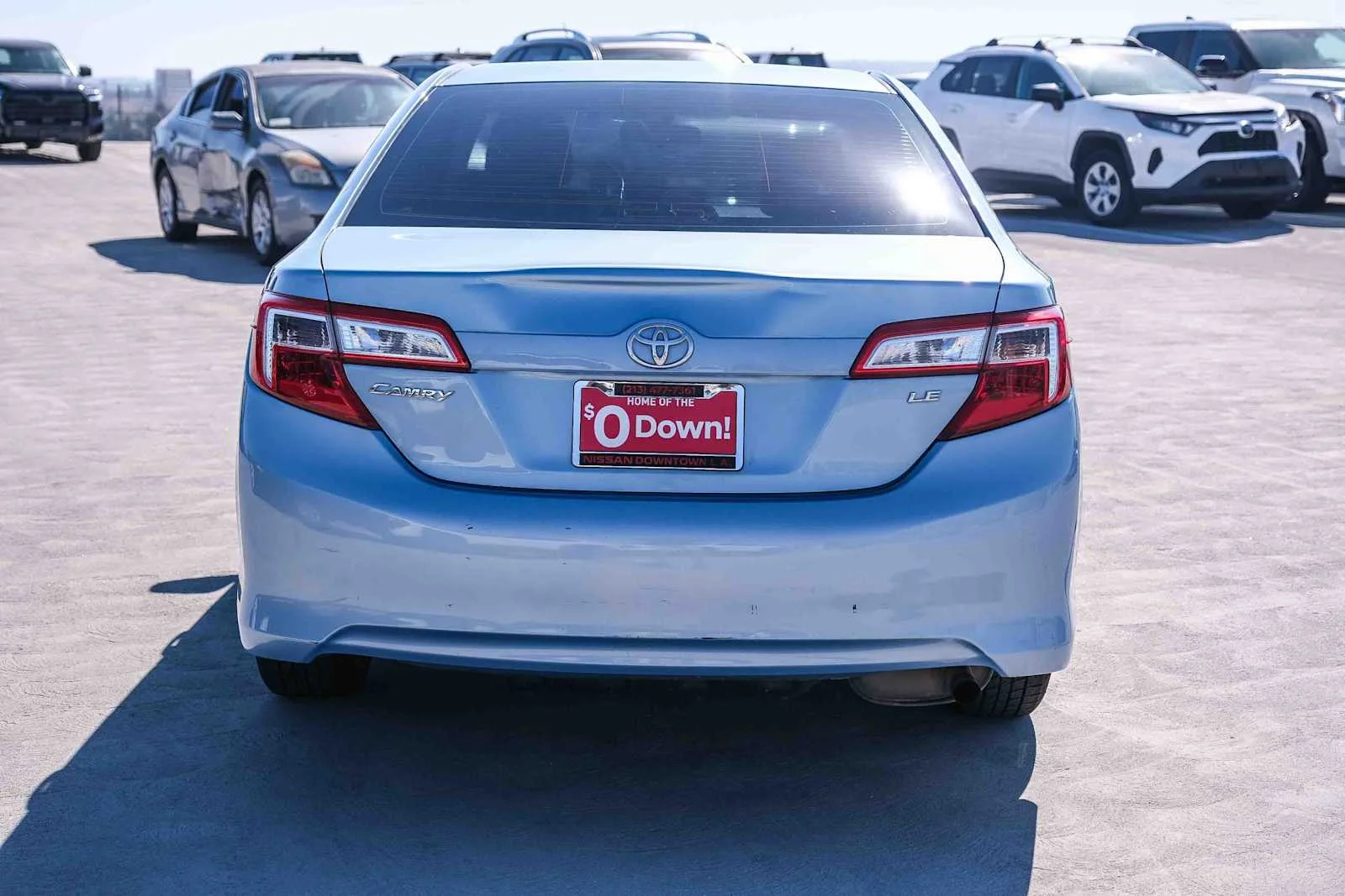 Used 2013 Clearwater Blue Metallic Toyota LE image 5