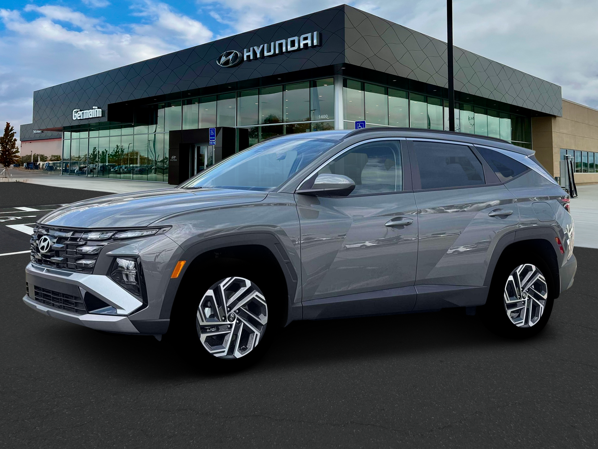 New 2026 Hampton Gray Hyundai SEL Plus AWD image 2