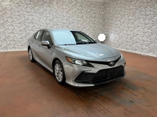 Used 2021 Celestial Silver Metallic Toyota LE image 1