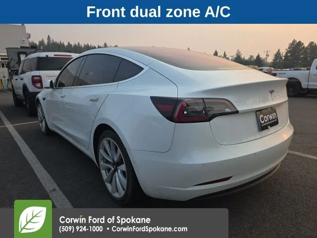 Used 2018 Pearl White Multi Tesla Long Range image 3