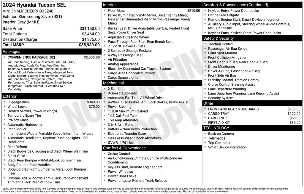 2024 Hyundai Tucson SEL AWD's photo
