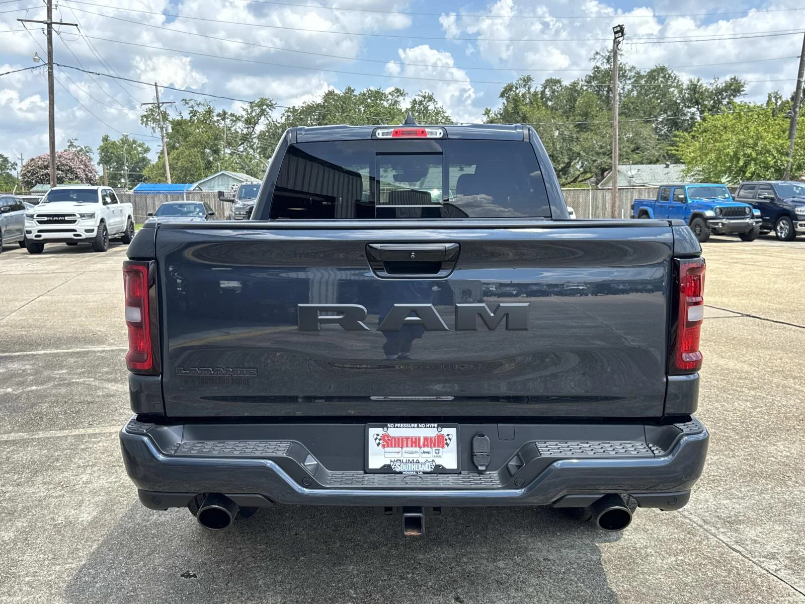 New 2026 Forged Blue Metallic Exterior Paint RAM Laramie image 5