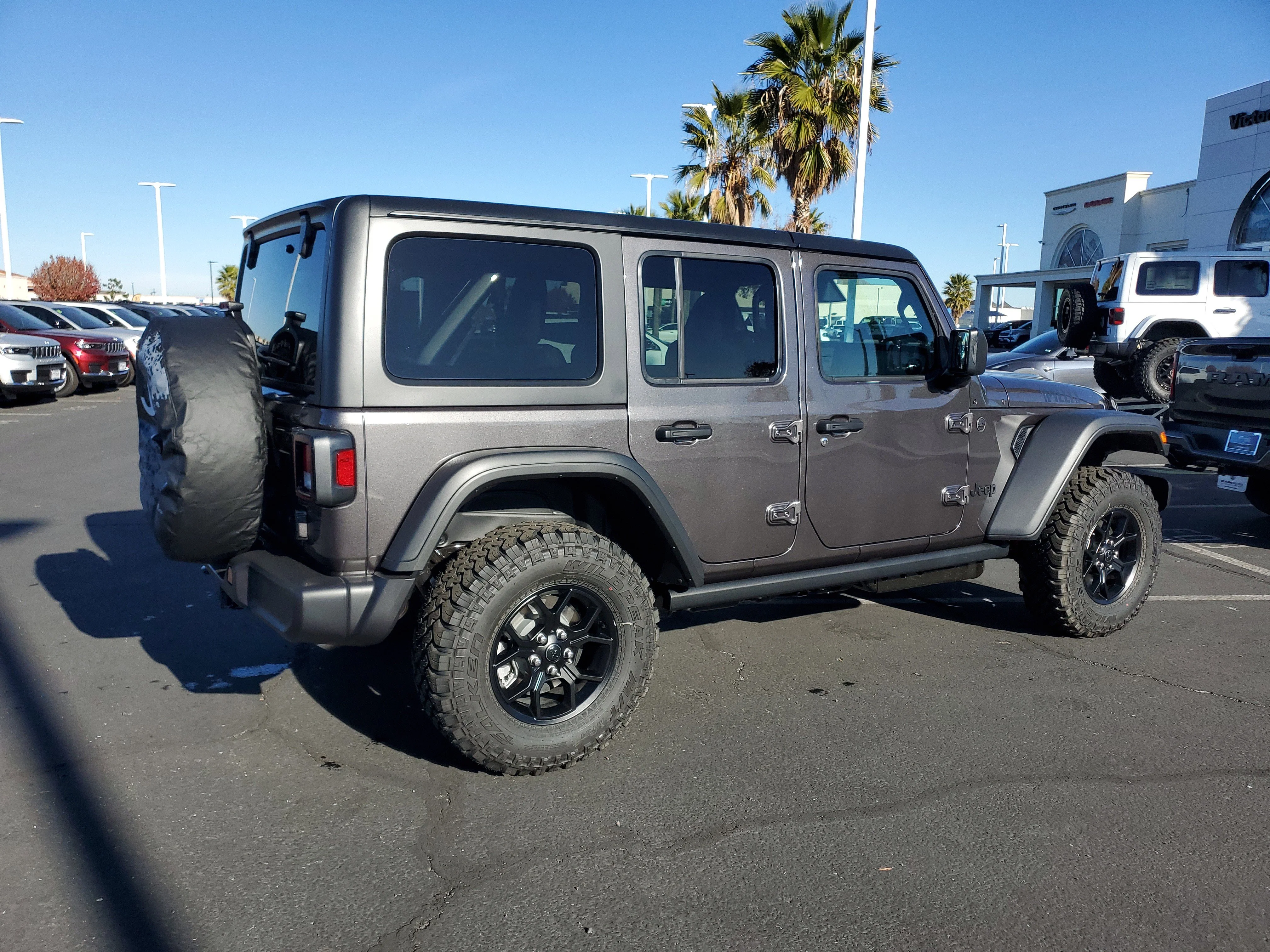 New 2026 Granite Crystal Metallic Clear-Coat Exterior Paint Jeep Willys image 3
