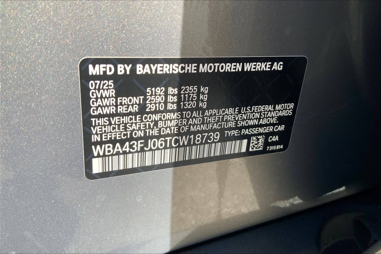 Used 2026 Oxide Grey Metallic BMW 530i image 19