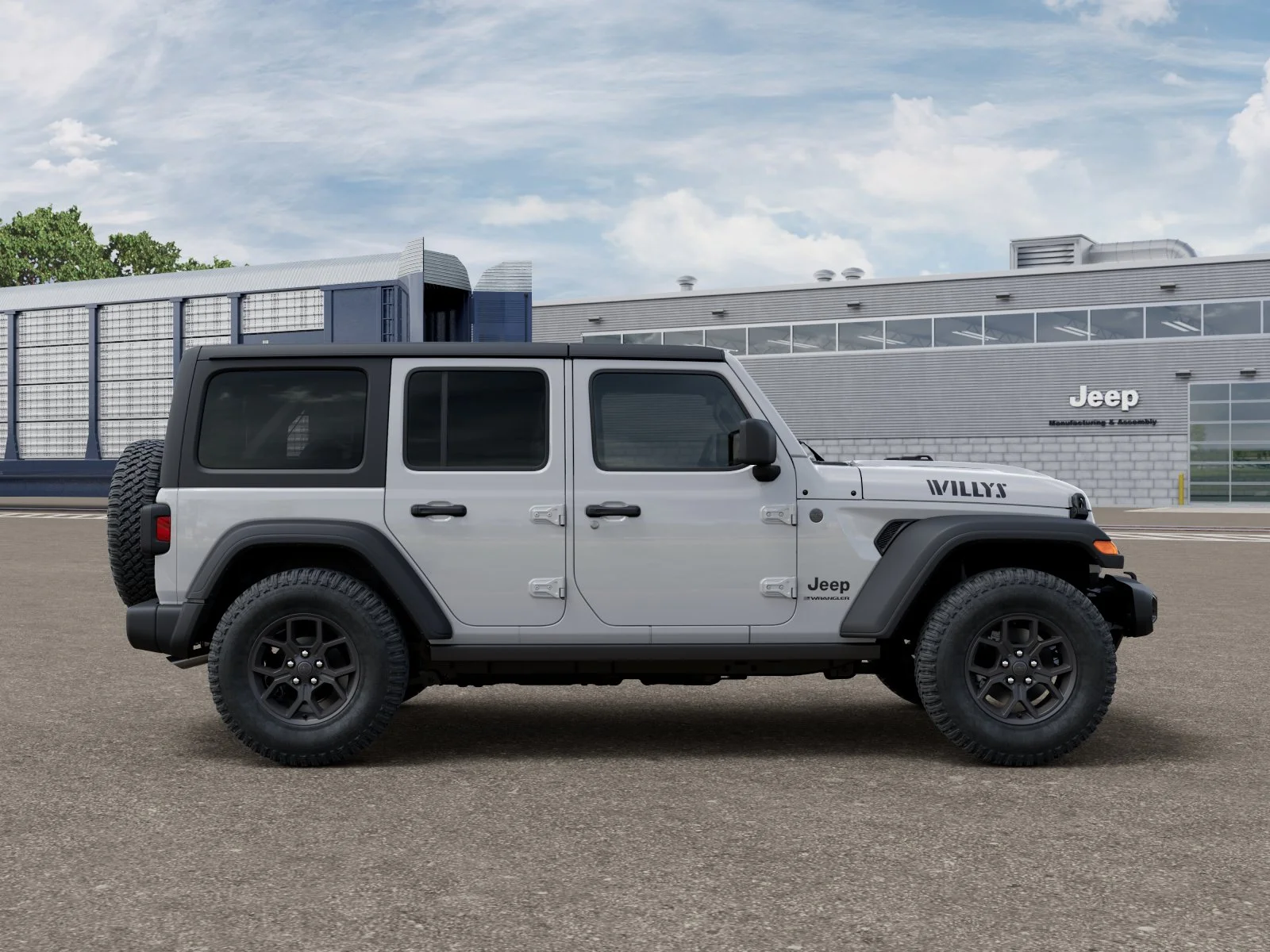 New 2026 Bright White Clear-Coat Exterior Paint Jeep Willys image 13