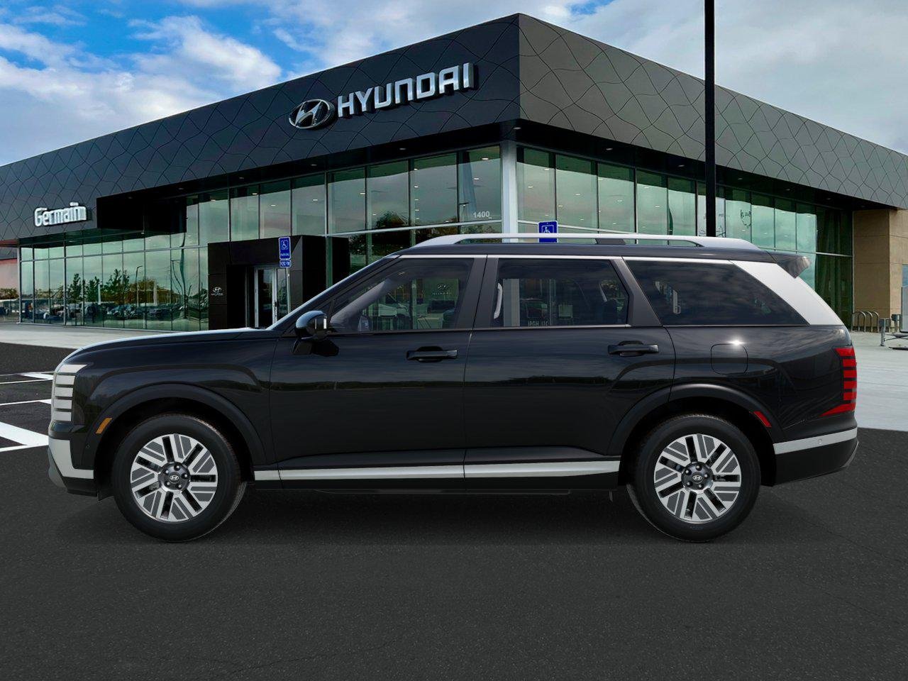 New 2027 Abyss Black Pearl Hyundai Blue SEL Premium 7P image 3