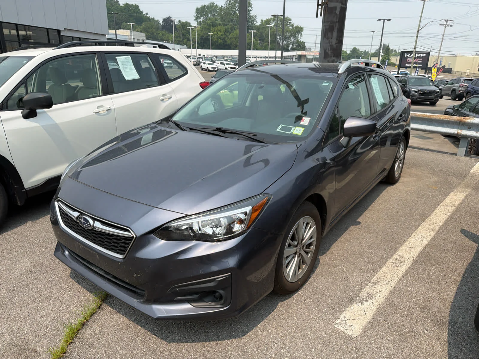 Used 2017 Carbide Gray Metallic Subaru Premium image 5