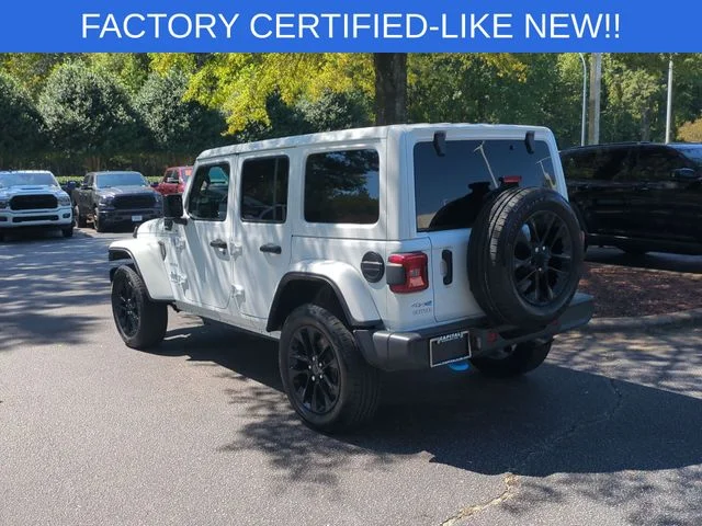 Used 2024 White Jeep Sahara 4xe image 3
