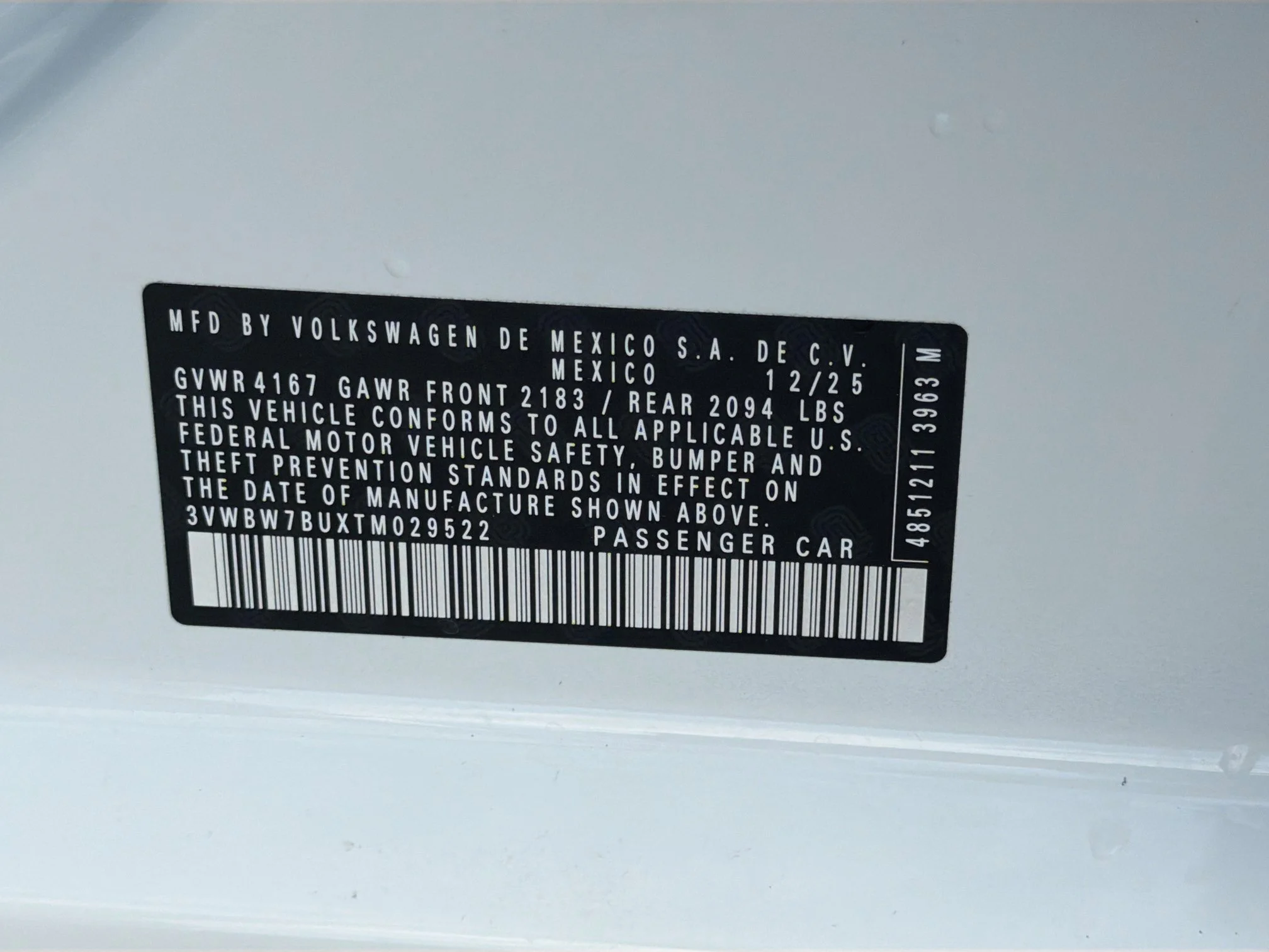 New 2026 White Volkswagen Sport image 40