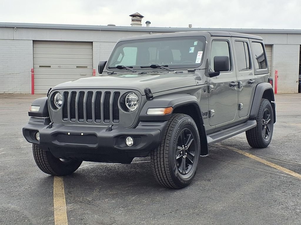 Certified 2021 Jeep Wrangler Unlimited Altitude with VIN 1C4HJXDN8MW863338 for sale in Kansas City