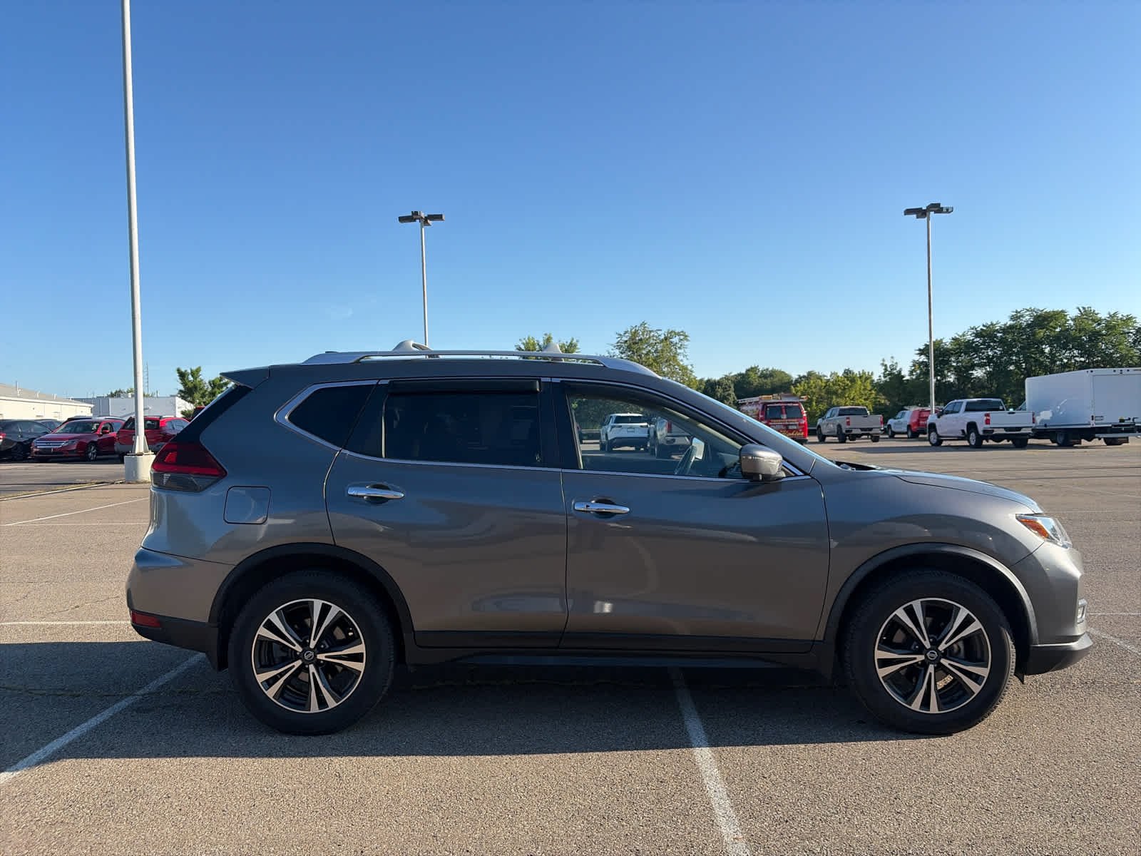 Used 2019 Gun Metallic Nissan SV image 3