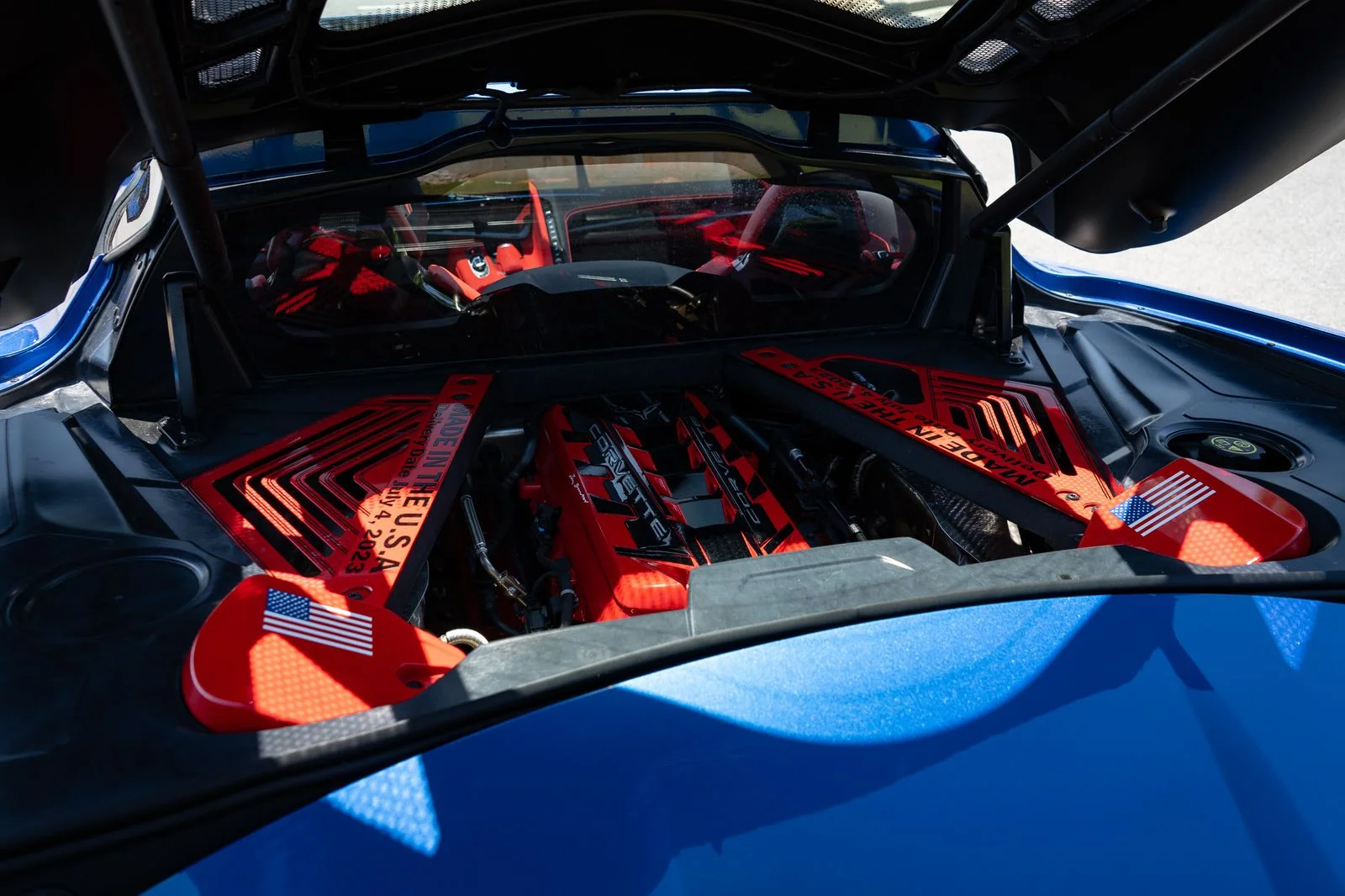 Used 2023 Blue Metallic Chevrolet Stingray image 19