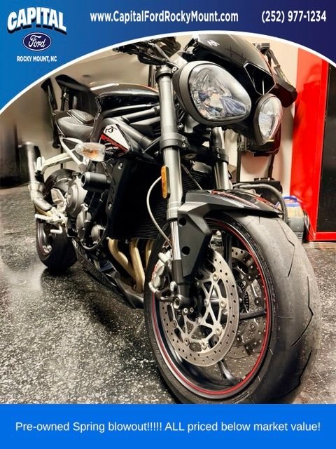 Used 2018 Black Triumph motorcycle image 1